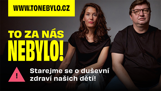 To za nás nebylo – banner